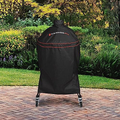 Kamado Joe KJ-GC23BWFS Classic Joe 18-inch Grill Cover, Black - CookCave