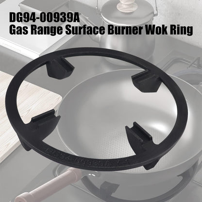 ZATUX DG94-00939A Cast Iron Wok Ring Burner Grate for Gas Stove Replaces AP5917462 PS9606631 NX58K7850SS NX58K9850SG NX58H9500WS - CookCave