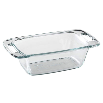 PYREX Loaf Dish Glass 1.5 Qt Easy Grab, 1 EA - CookCave