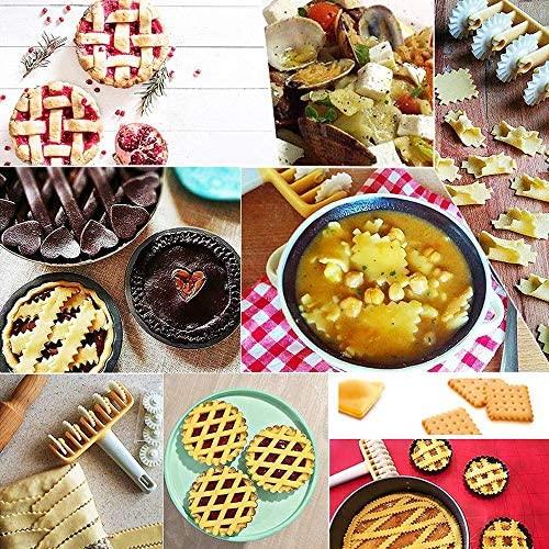 HSOMiD Wheel Roller Pastry Mould Household Baking Pastry Tools Wheels Time-Saver Dough Craft Pie Pastry Dough Lattice Cutter - CookCave