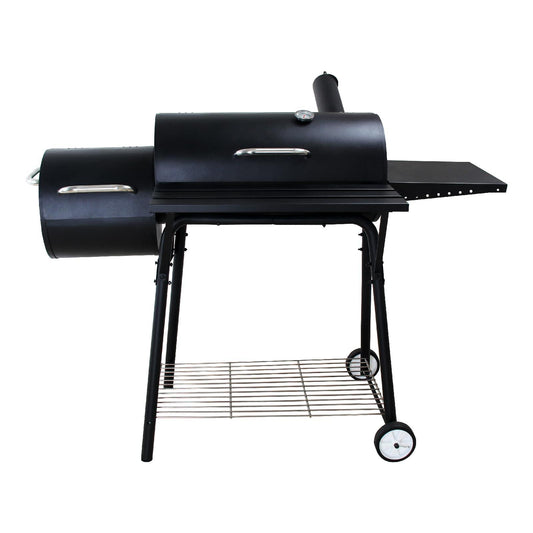 Migoda Charcoal Grills, Outdoor Charcoal Barbecue Grill with Offset Smoker, Easy to Clean and Durable Charcoal BBQ Grill for Backyard BBQ Parties and Picnics, Black - CookCave