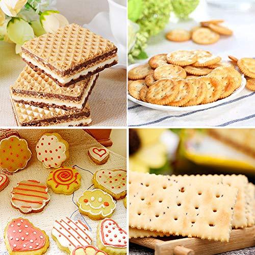 10 PCS Plaque Frame Cookie Cutters Set Fondant Tiles Biscuit Cutter Molds for Cookie Fruit Shapes - CookCave