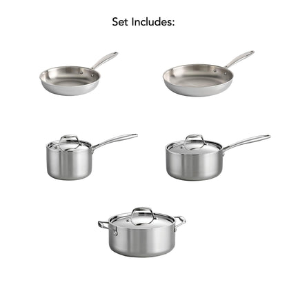 Tramontina 8-Piece Cookware Set Stainless Steel, 80116/247DS - CookCave