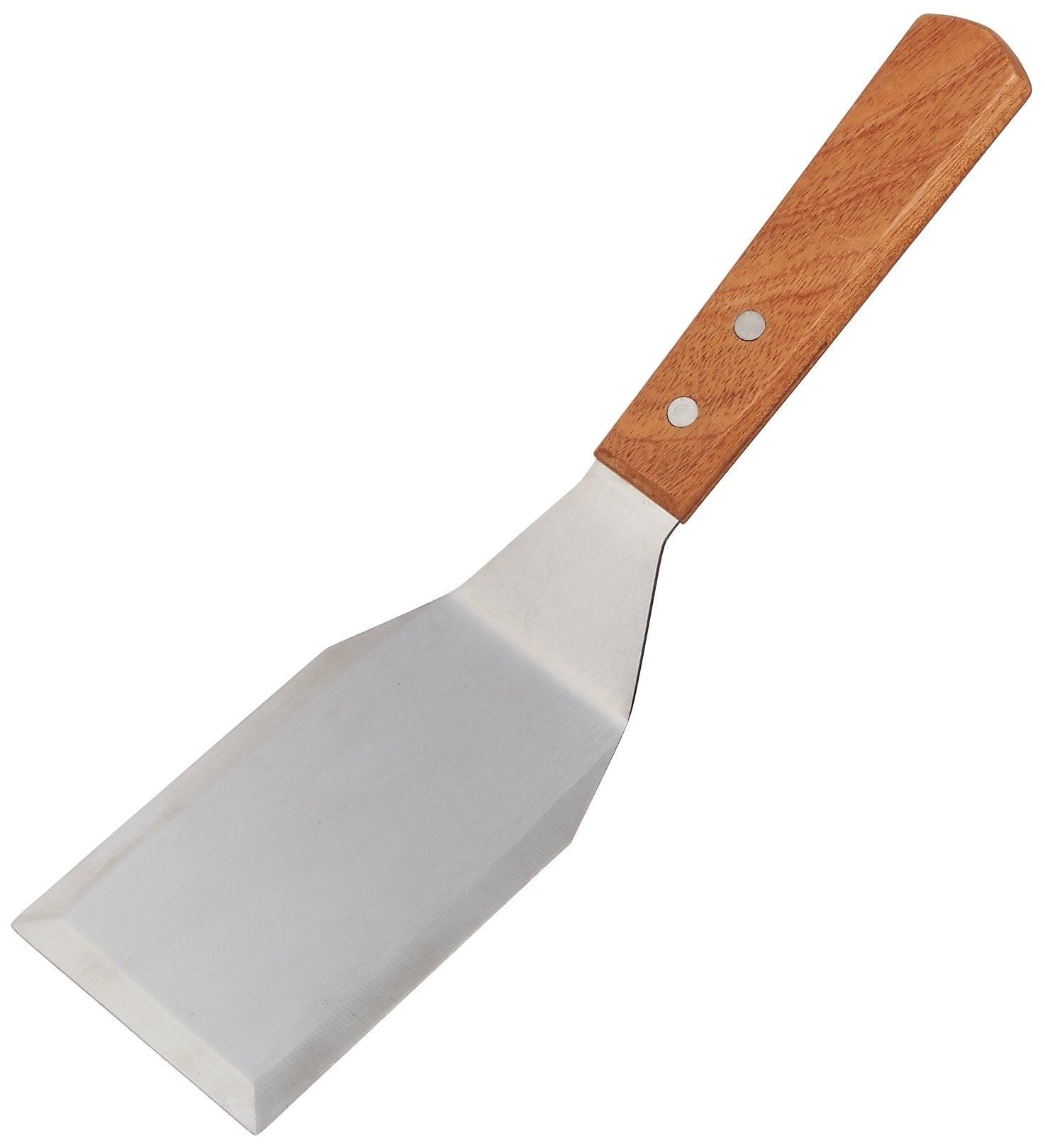 Winco TN719 Blade Hamburger Turner, 5"x 2.7/8", Medium, Stainless Steel, Brown - CookCave