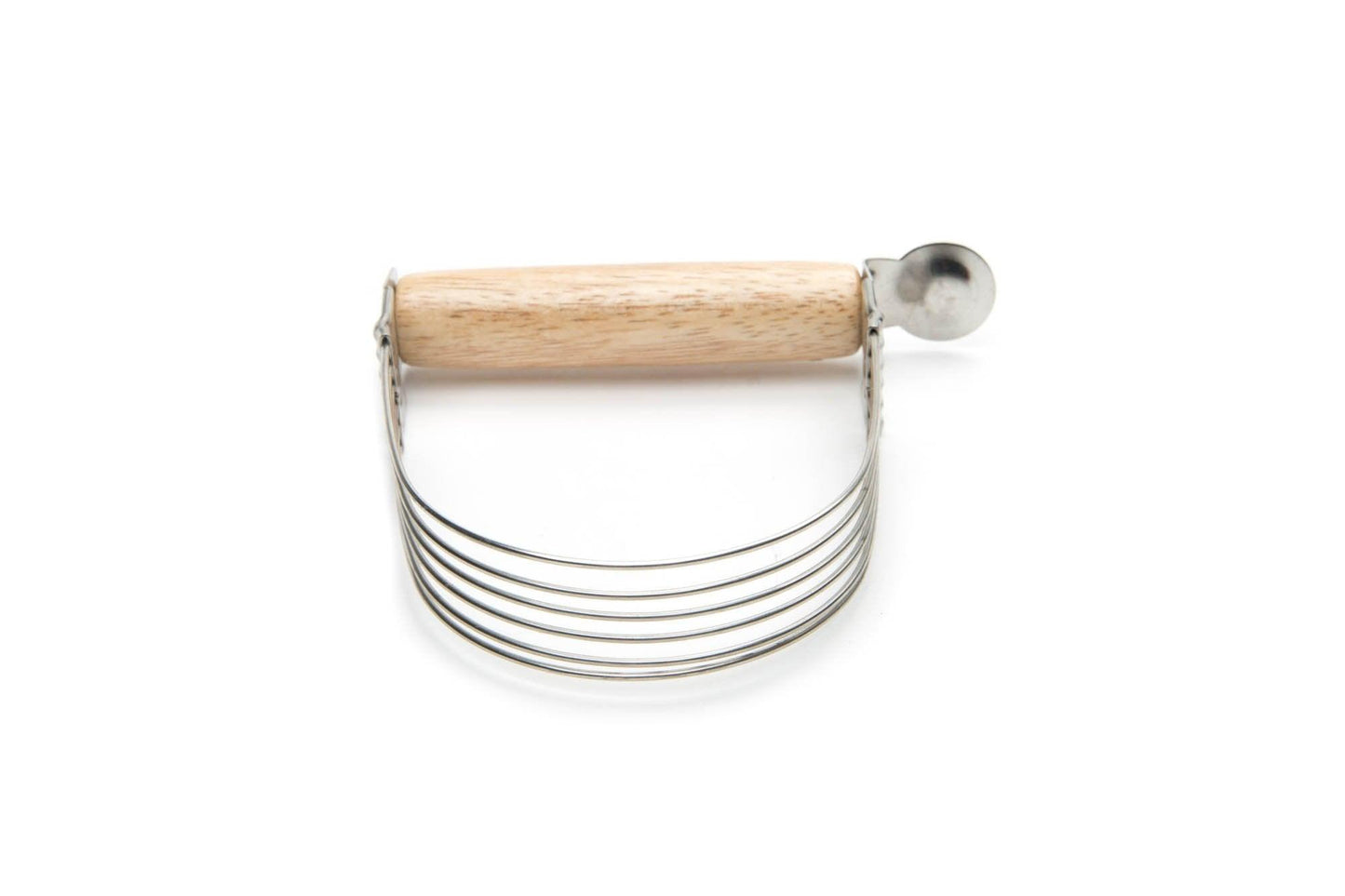 Fox Run Wire Pastry Blender, 5", Steel and Wood - CookCave