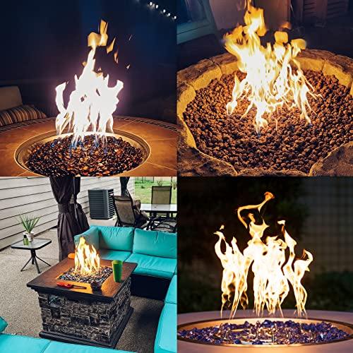 Skyflame 12-Inch Round Stainless Steel Fire Pit Jet Burner Ring - High Flame - CookCave