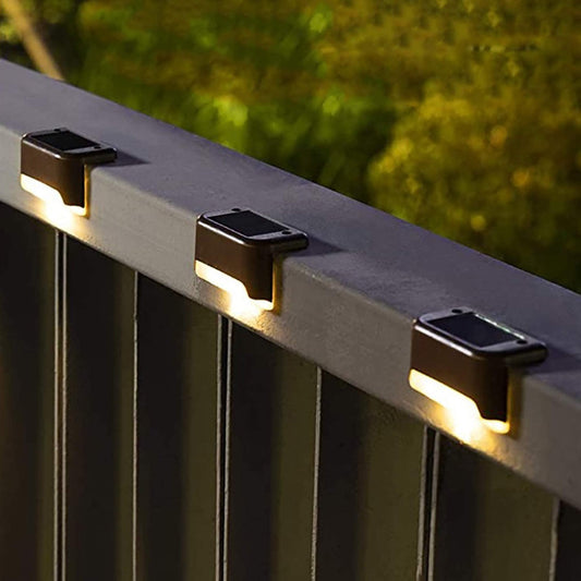 SOLPEX Solar Deck Lights Outdoor 16 Pack, Solar Step Lights Waterproof Led Solar lights for Outdoor Stairs, Step , Fence, Yard, Patio, and Pathway(Warm White) - CookCave