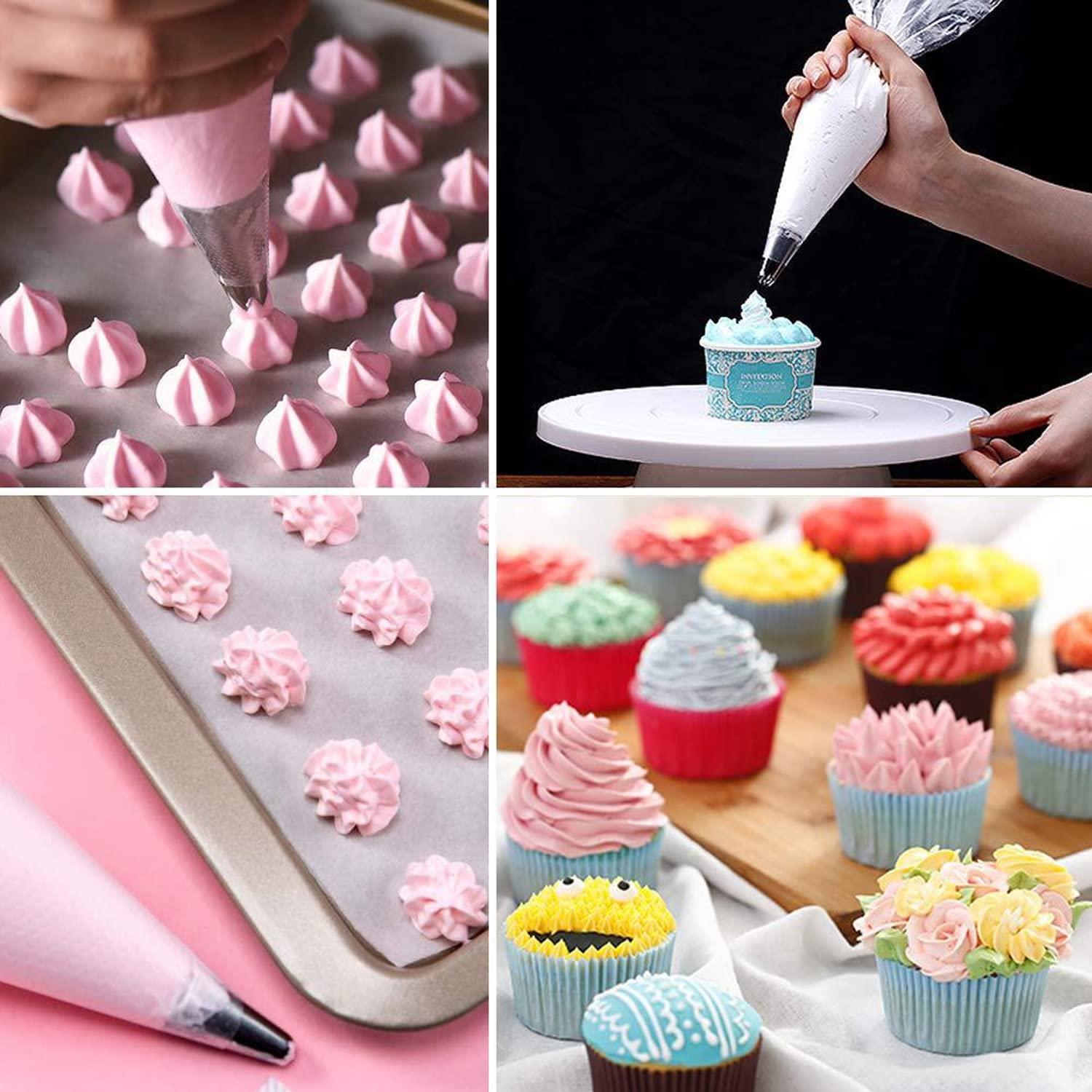 105 Pcs Cake Decorating Kit Supplies Tool with 50 Disposable Pastry Bags,48 Numbered Icing Tips,1 Pcs Reusable piping bag, Cake Decorating Tool Set for Cake Cupcake Baking Lover DIY Beginners - CookCave