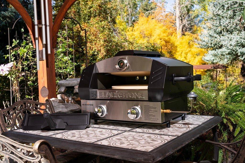 Blackstone Pizza Oven Outdoor, Portable Propane Pizza Oven with Pizza Peel, Pizza Cutter, and Wholesalehome Gloves and Cloth - CookCave