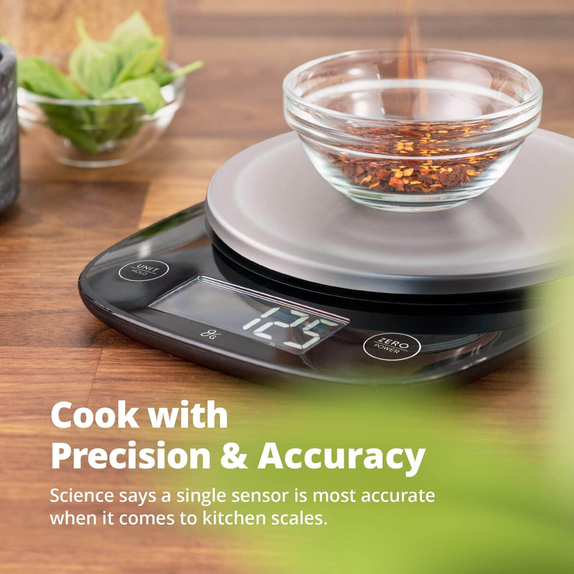 Greater Goods Premium Baking Scale, Ultra Accurate, Digital Kitchen Scale, Prep Baked Goods, Weigh Food and Coffee, or Use for Meal Prep, Four Units of Measurement, Designed in St. Louis - CookCave