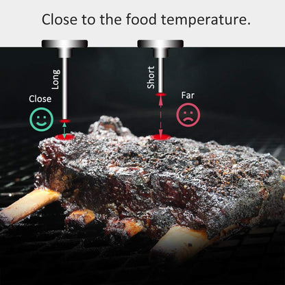 GALAFIRE 3 3/16 Inch BBQ Temperature Gauge for Smoker Wood Charcoal Pit, Large Face Grill Analog Thermometer - CookCave