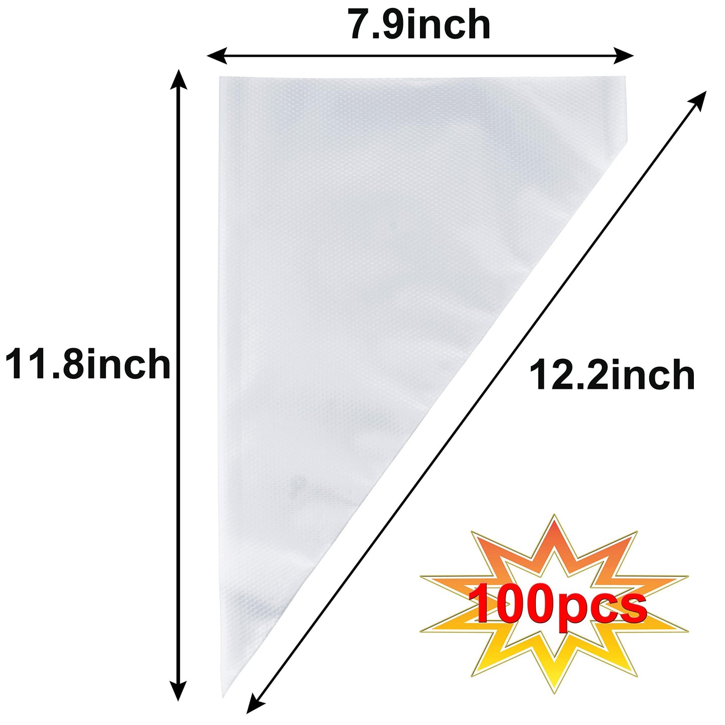 Piping Bags, Pastry Bags 12 Inch 100pcs, Disposable Icing Piping Pastry Bags For Cookie/Cake Decorating Supplies, Anti Burst And Non-Slip Thicken Cake Decorating Bags. - CookCave