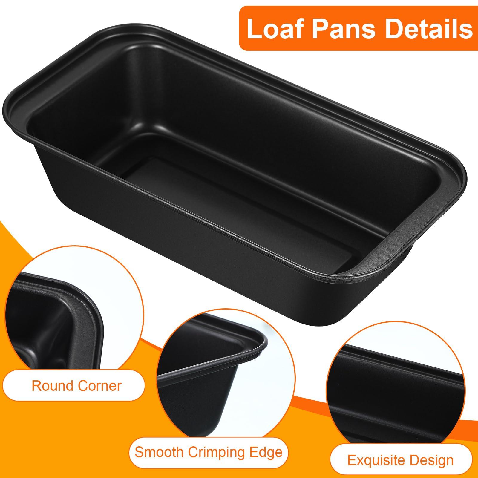 Tanlade 10 Pack Nonstick Bread Loaf Pan 9.5 x 5 Inch Loaf Baking Pan for Homemade Bread Kitchen Baking Pan Tin Home Brownies and Pound Cakes - CookCave