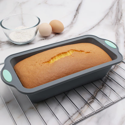 To encounter 9 Inch Silicone Bread and Loaf Pan, 2 Pack Food Grade Nonstick Silicone Molds for Baking Banana Bread, Meat Loaf, Pound Cake, with Metal Reinforced Frame More Strength - CookCave