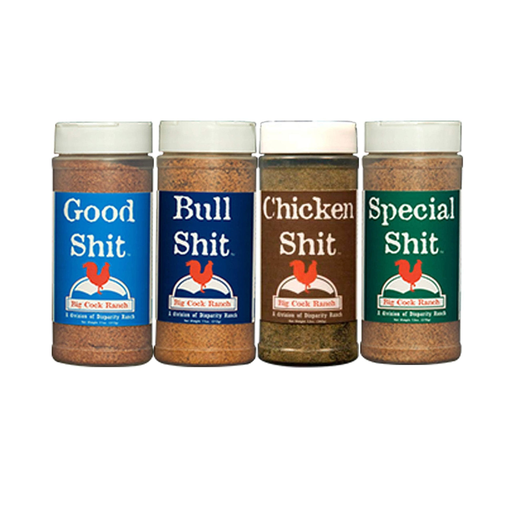 Big Cock Ranch Gourmet Seasoning Bundle All-Purpose Special 13oz, Bull for Steak, Good Sweet N' Salty 11oz and Chicken Gluten-Free and No MSG - CookCave