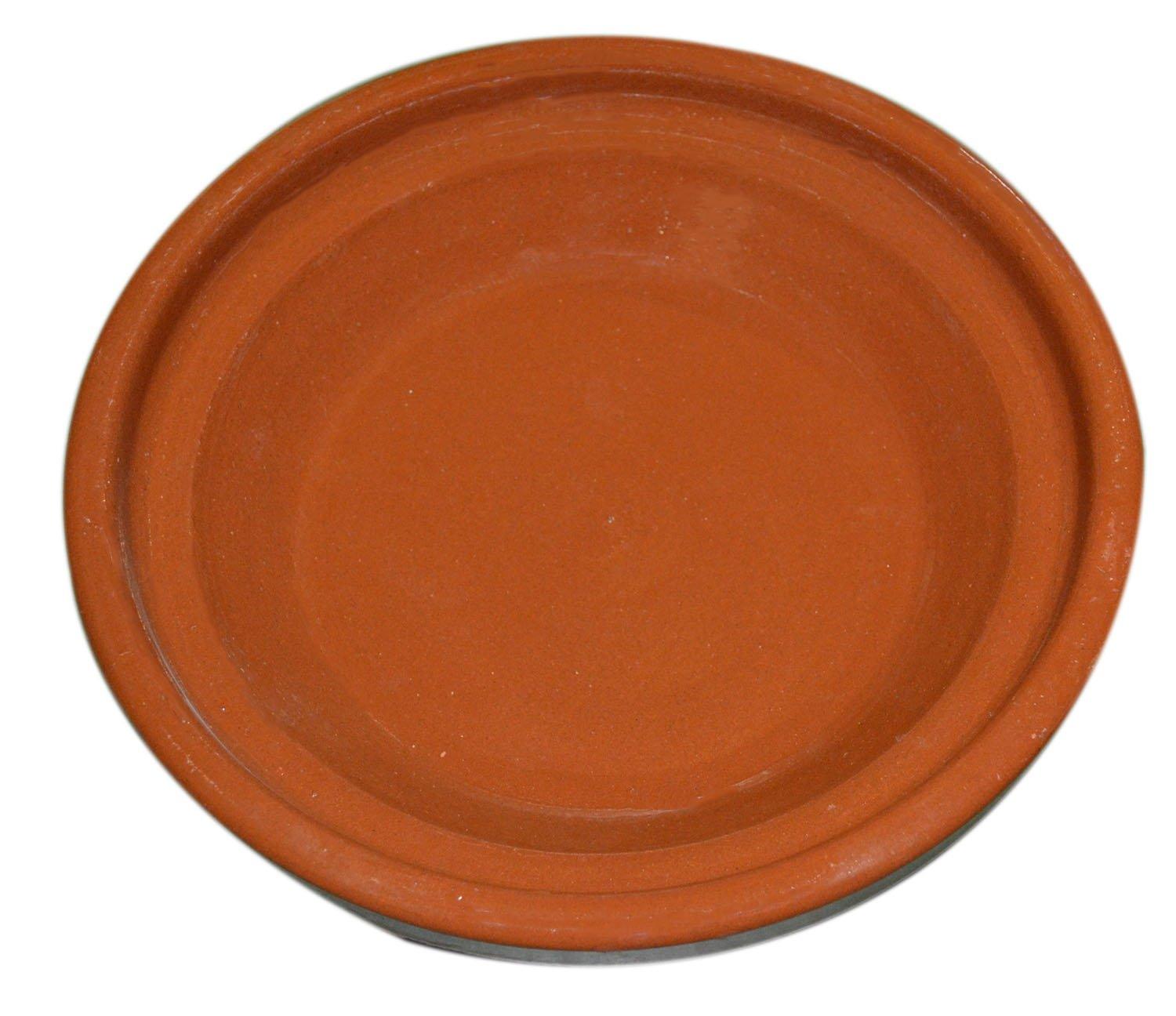 Moroccan small cooking tagine handmade glazed 8 inches in diameter - CookCave