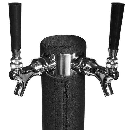 Kegerator Tower Insulator for Beer Tower - Neoprene Design - Perfect Fit for Kegerator Tap Tower - Easy to Use Beer Tower Cooler Accessory (3.0" Diameter Beer Tower) - CookCave