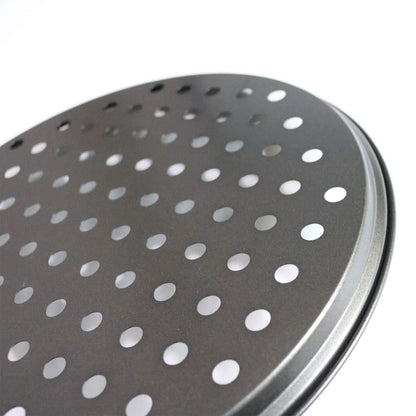 Pizza Pan for Oven, 12 inch Nonstick Pizza Pans, Carbon Steel Pizza Pan with Holes, Pizza Baking Pan for Oven Baking Supplies, for Home Baking Kitchen Oven Restaurant - CookCave