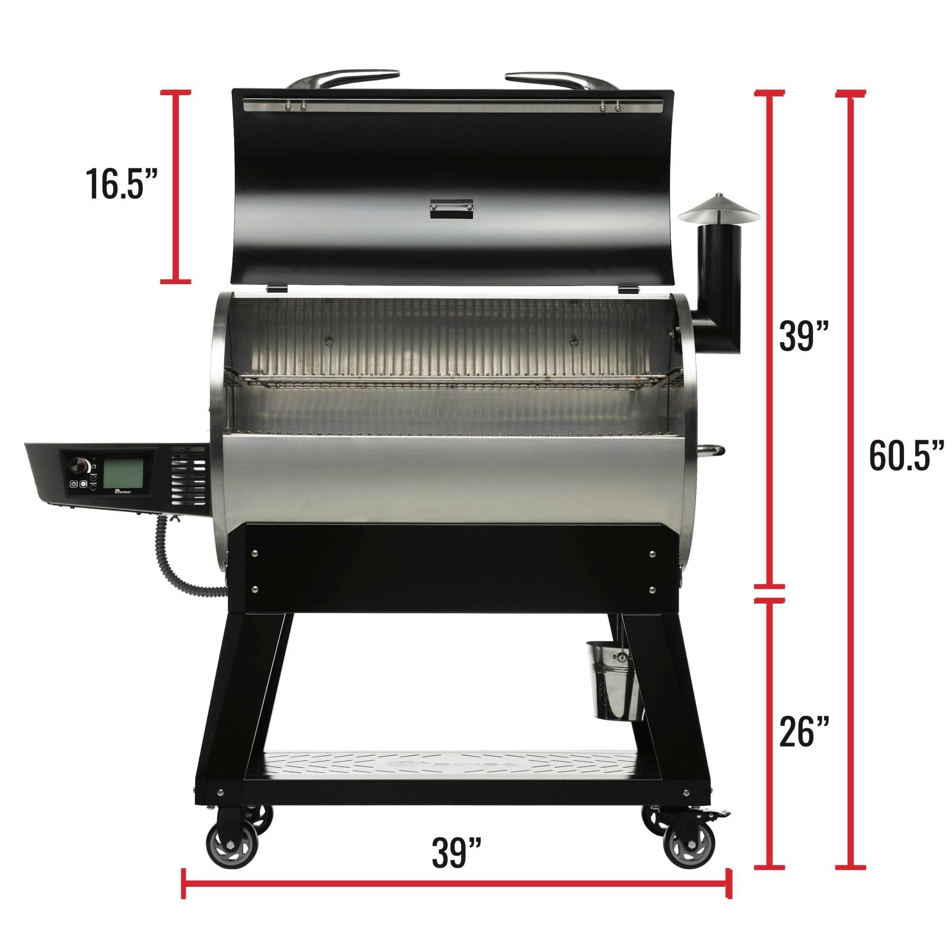 recteq RT-1100 Flagship Wood Pellet Smoker Grill | Wi-Fi-Enabled Smart Pellet Grill | 1100 Square Inches of Cook Space | 40 lbs Hopper | Up to 40 Hours of Cooking | Large BBQ Pellet Grill - CookCave