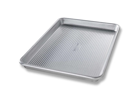 USA Pan Bakeware Quarter Sheet Pan, Warp Resistant Nonstick Baking Pan, Made in the USA from Aluminized Steel - CookCave