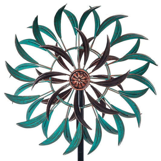 VEWOGARDEN 360° Outdoor Wind Spinner, Wind Sculpture Spinner with Metal Stake, Yard Art Decor for Patio, Lawn & Garden 63 * 13 - CookCave