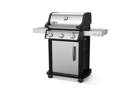 Weber Spirit S-315 Liquid Propane Gas Grill, Stainless Steel - CookCave