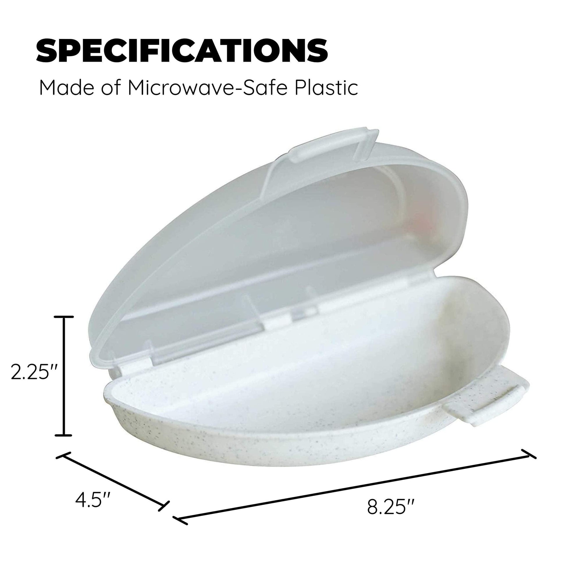 Culinary Elements Microwavable Nonstick Omelet Maker: Quick & Easy Breakfast, Dishwasher Safe, Holds Up to 3 Eggs - CookCave