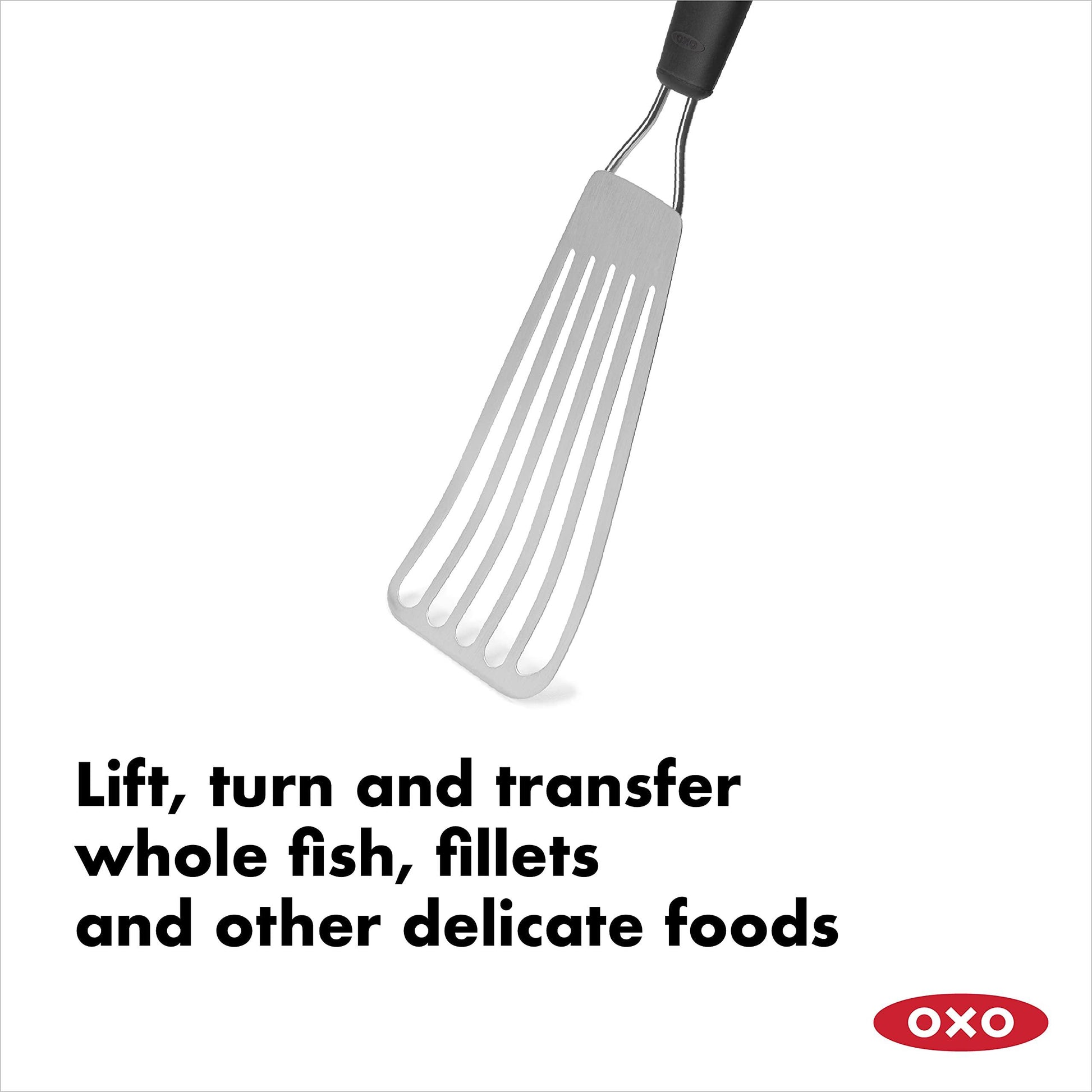 OXO Good Grips Stainless Steel Fish Turner - CookCave