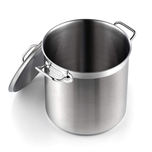 Cooks Standard Stockpots Stainless Steel, 11 Quart Professional Grade Stock Pot with Lid, Silver - CookCave