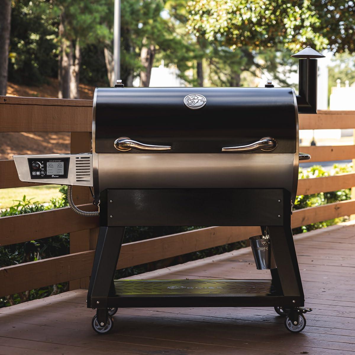 recteq RT-1100 Flagship Wood Pellet Smoker Grill | Wi-Fi-Enabled Smart Pellet Grill | 1100 Square Inches of Cook Space | 40 lbs Hopper | Up to 40 Hours of Cooking | Large BBQ Pellet Grill - CookCave