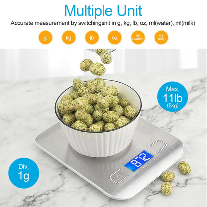 WIWUE GUO Food Scale, Kitchen Scale, Gram Scale, Digital Food Scale, Weight Scale, Digital Scale, Coffee Scale, Scales Digital Weight Grams, Digital Kitchen Scale, Kitchen Small Appliances - CookCave