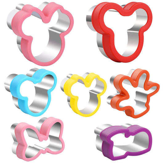 Cookie Cutter set, Head, Glove, Shoe, Bows Shapes Sandwich Cutters Cookie Cutters -Food Grade Cookie Cutter Mold for Kids (7Pack) - CookCave