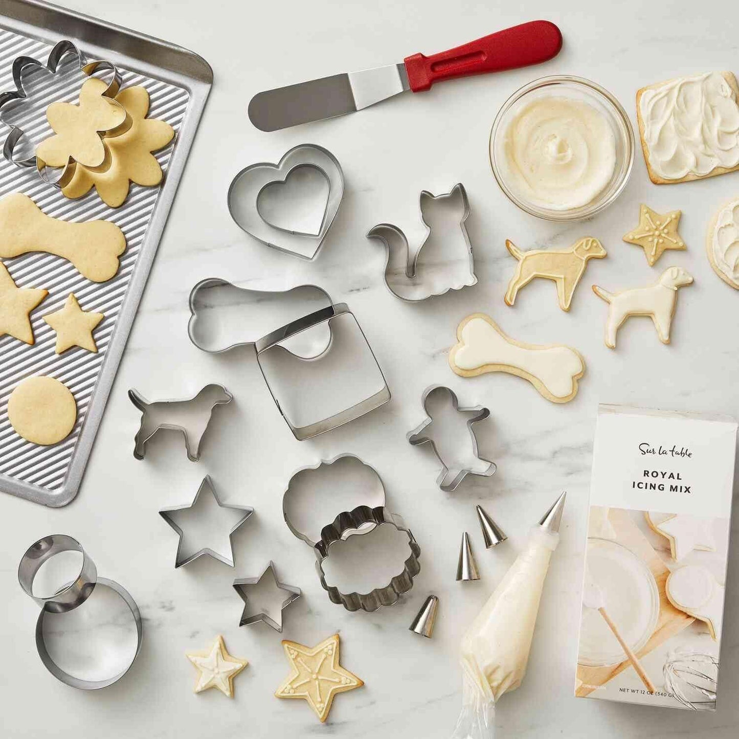 Sur La Table Ultimate Cookie Cutter Set, Stainless Steel - CookCave