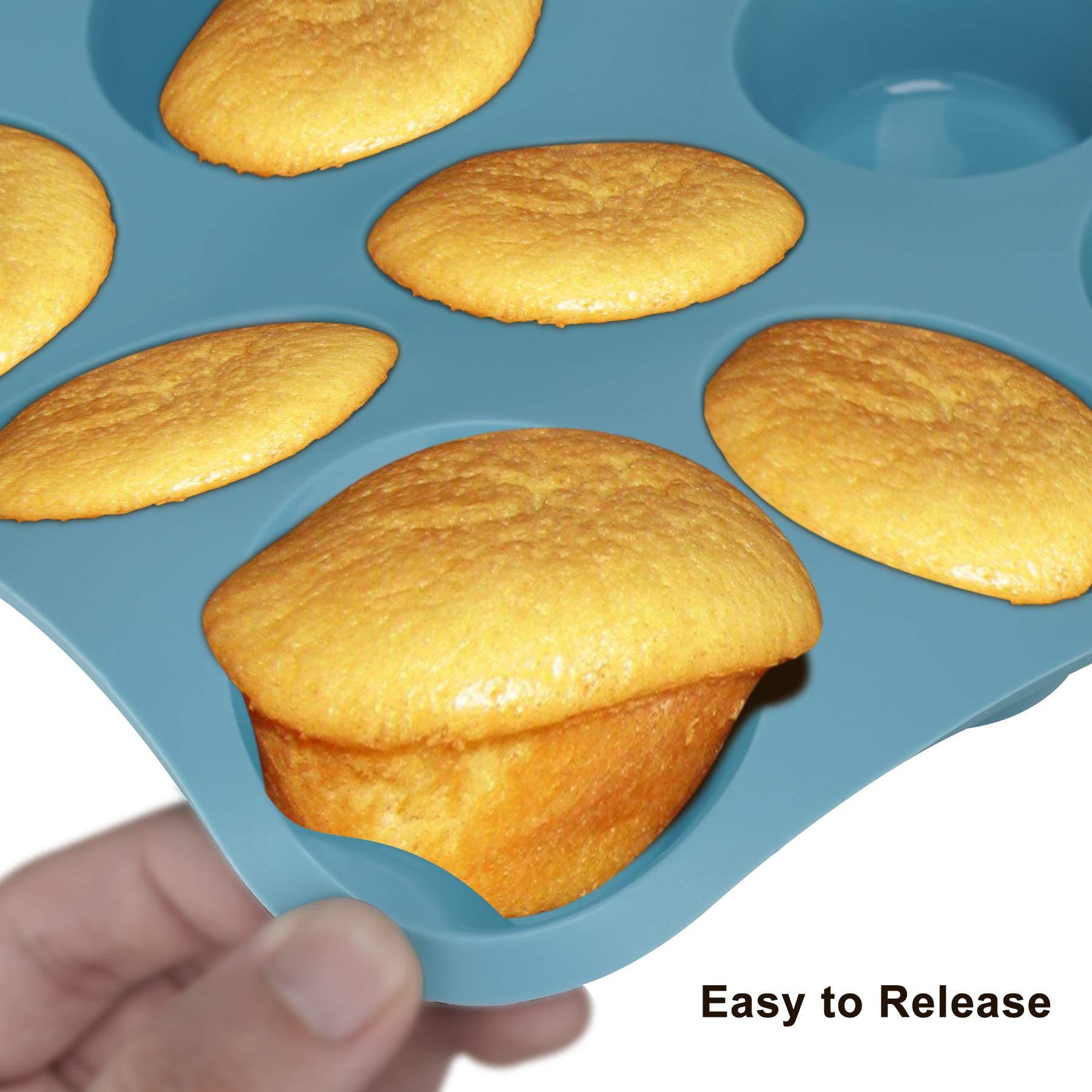 Economical 7in1 Nonstick Silicone Baking Cake Pan Cookie Sheet Molds Tray Set for Oven, BPA Free Heat Resistant Bakeware Suppliers Tools Kit for Muffin Loaf Bread Pizza Cheesecake Cupcake Pie Utensil - CookCave