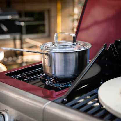 Royal Gourmet GA6402R 6-Burner BBQ Propane Gas Grill with Sear Burner and Side Burner, 74,000 BTU, Cabinet Style Barbecue Grill for Outdoor Grilling and Backyard Cooking, Red - CookCave