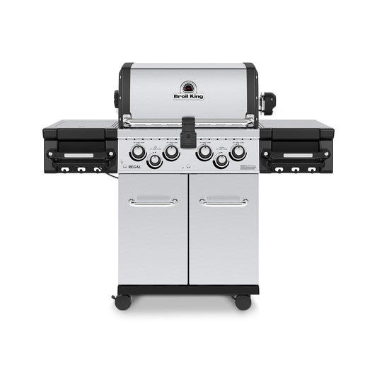 Broil King Regal S490 Pro - Stainless Steel - 4 Burner Natural Gas Grill l - CookCave