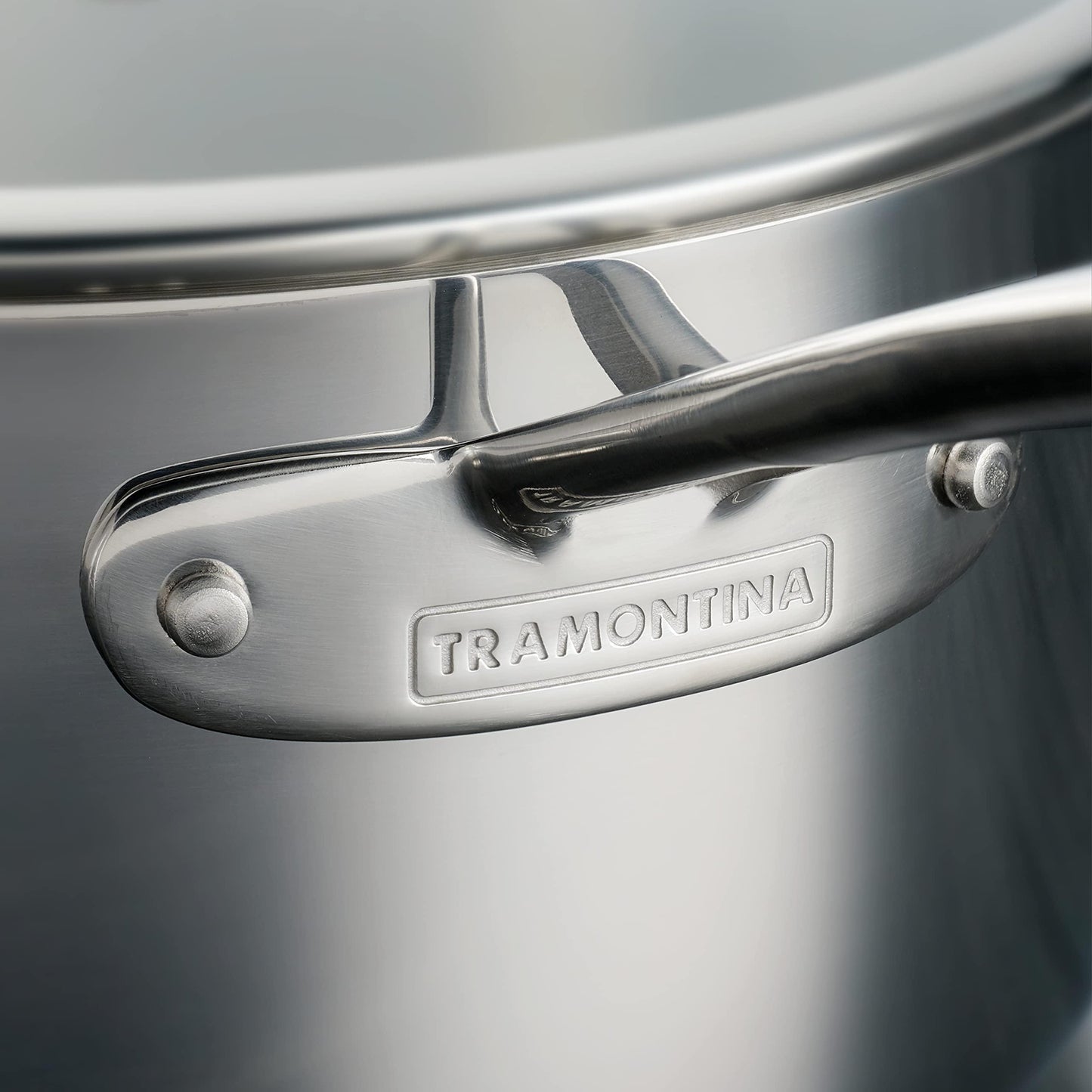 Tramontina Covered Sauce Pan Tri-Ply Clad (3 Qt), 80116/035DS - CookCave