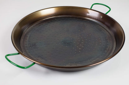 BelleVie Spanish Carbon Steel Paella Pan, Dia.18 1/4" x H 2", 12 servings) - CookCave