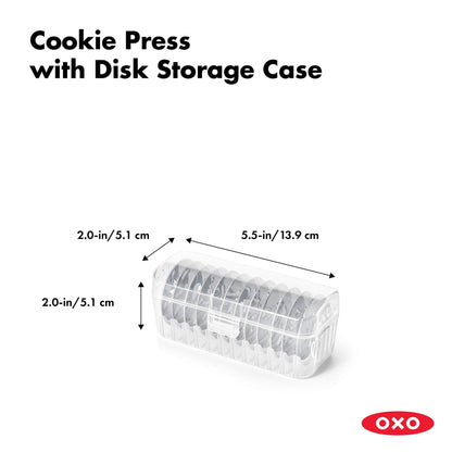 OXO Good Grips 12-Piece Cookie Press Set - CookCave