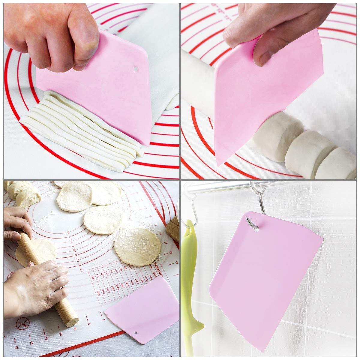 Silicone Pastry Mat Extra Large, 32" x 24" Non-stick Baking Mat with Measurement Kneading Board for Dough Rolling, Non-slip Counter Mat, Oven Liner, Fondant/Pie Crust Mat - CookCave