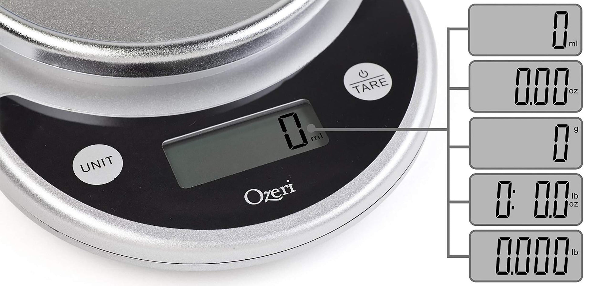 Ozeri Pronto Digital Multifunction Kitchen and Food Scale - CookCave