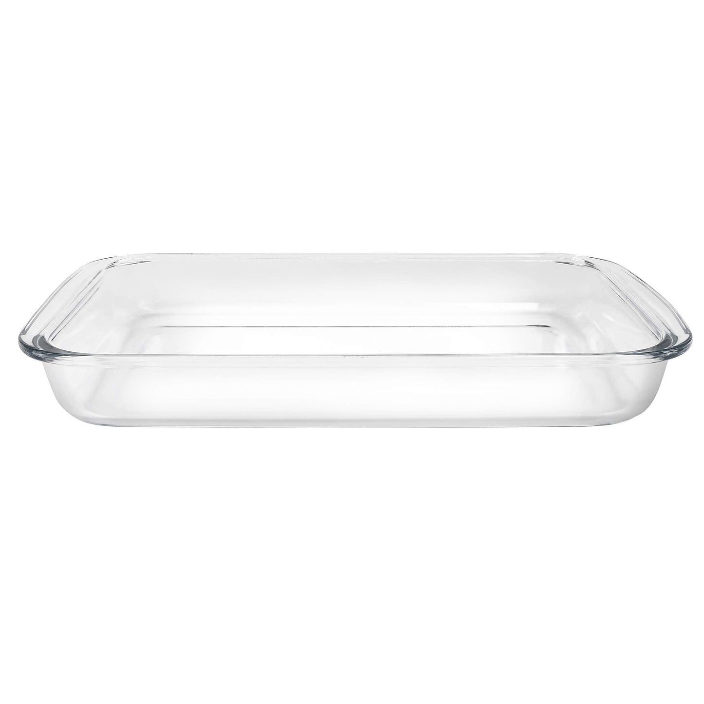 Bovado USA 9" x 13" Inch Glass Oven Baking Dish | High-Grade Borosilicate Glass | 3 Qt Capacity | Nonstick, Dishwasher Safe, Freezer-to-Oven Casserole Pan | No Lid - CookCave