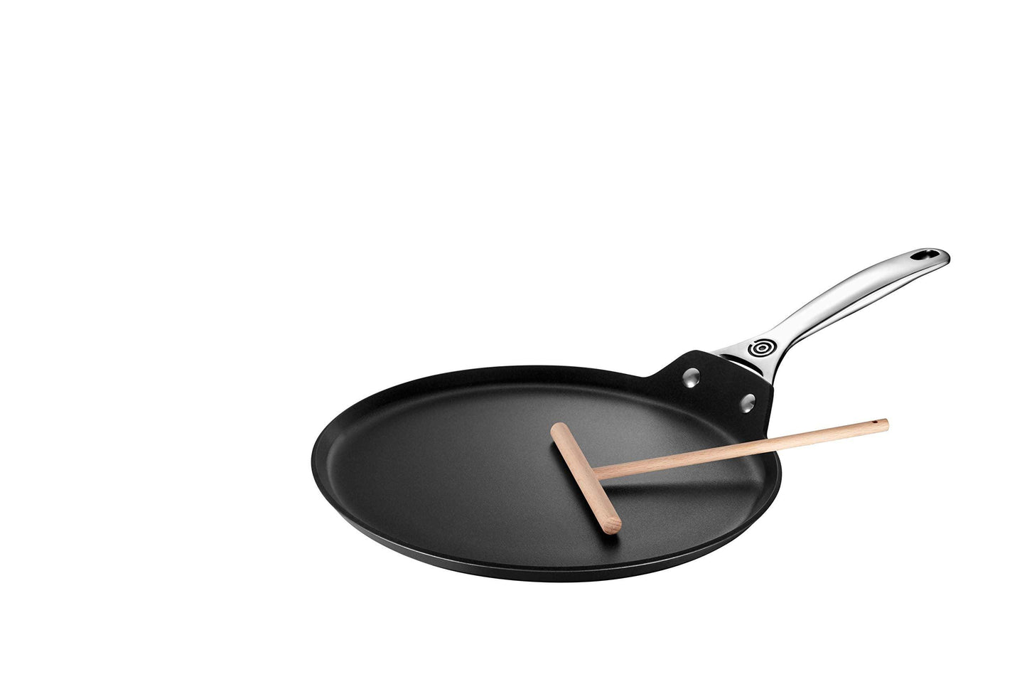 Le Creuset Toughened Nonstick PRO Crepe Pan with Rateau, 11" - CookCave