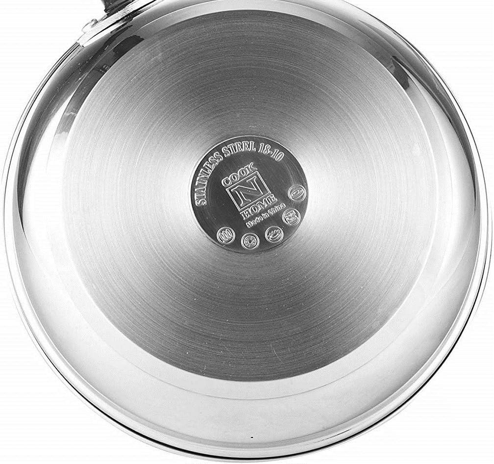 Cook N Home 4-Piece Stainless Steel Pasta Cooker Steamer Multipots, 12 Quart, Silver - CookCave