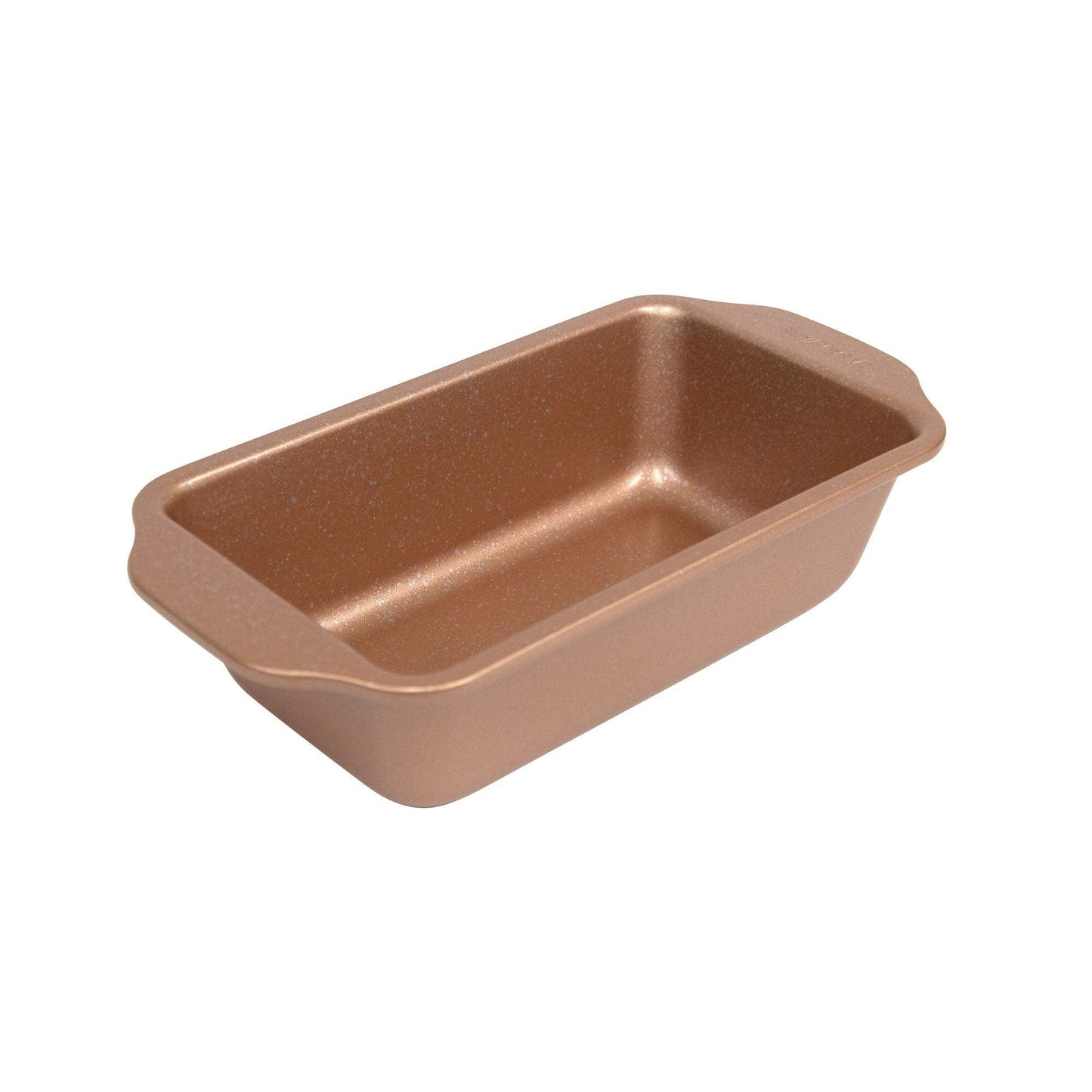 casaWare Loaf Pan 9 x 5-Inch Ceramic Coated Non-Stick (Rose Gold Granite) - CookCave