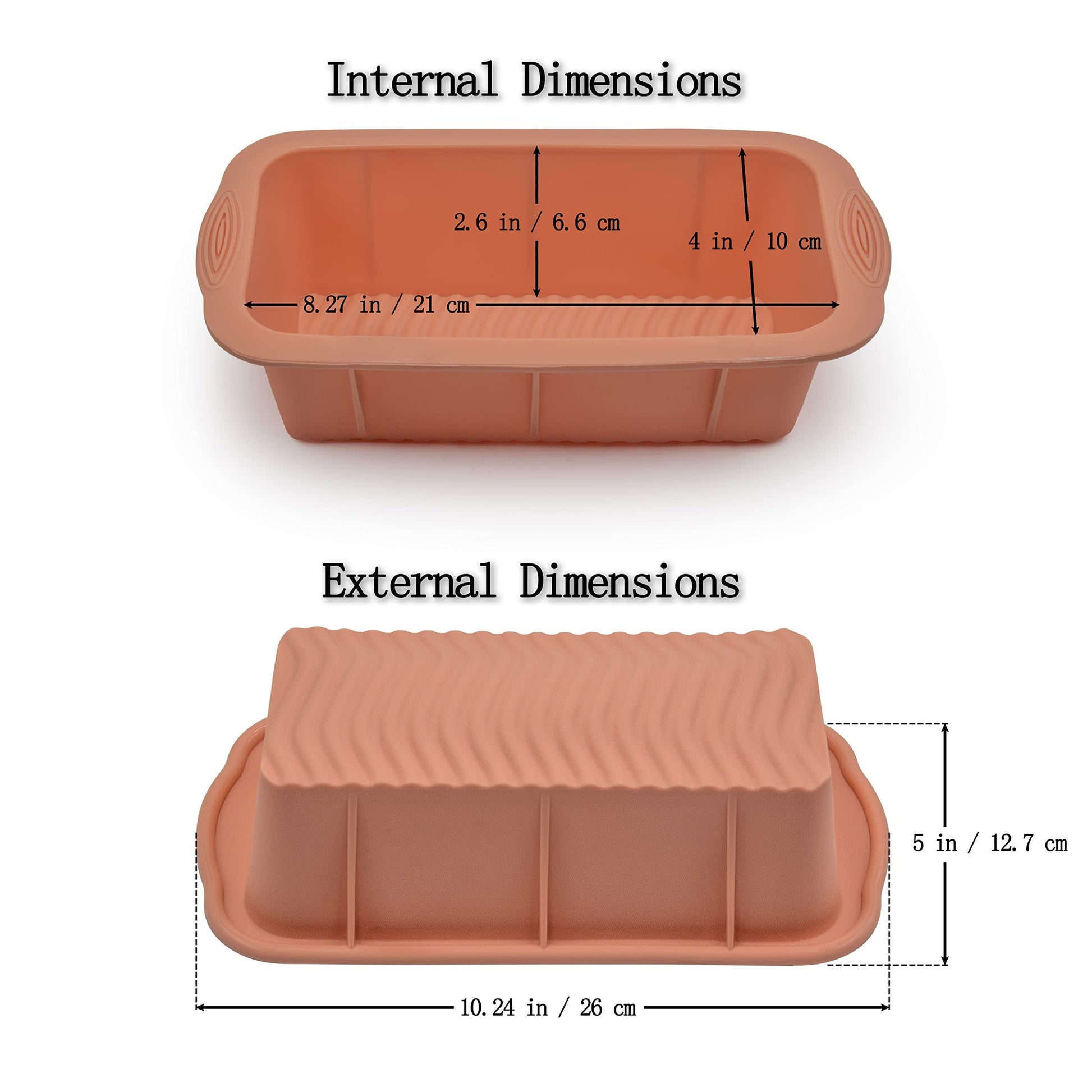 Baocuan 3 pack Silicone Bread Loaf Pan Bread and Set of 3 colors Non-Stick Baking Mold Easy release and baking mold for Homemade Cakes, Breads, Meatloaf and quiche - CookCave