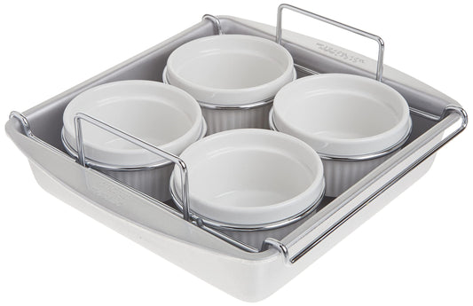 Chicago Metallic Professional Crème Brulee, 6 Piece Set, Stainless Steel - CookCave