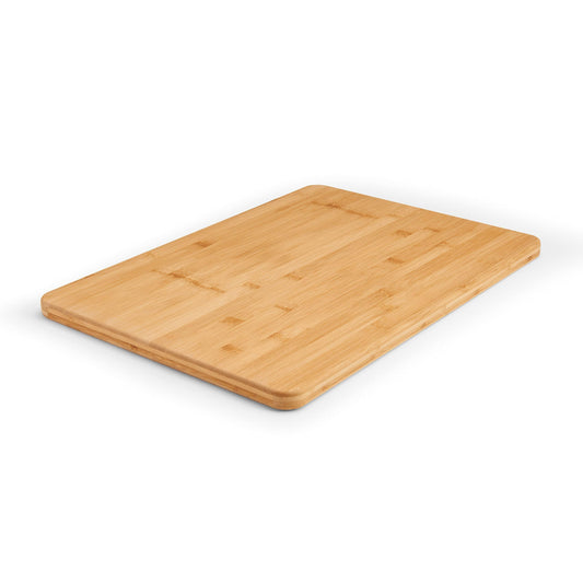 Farberware Extra-Large Wood Cutting Board, Reversible Chopping Board for Kitchen Meal Prep and Serving, Charcuterie Board, 14-Inch x 20-Inch, Bamboo - CookCave