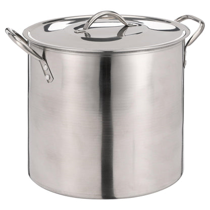 afeme 12-Qt Stainless Steel Stock Pot with Metal Lid - CookCave