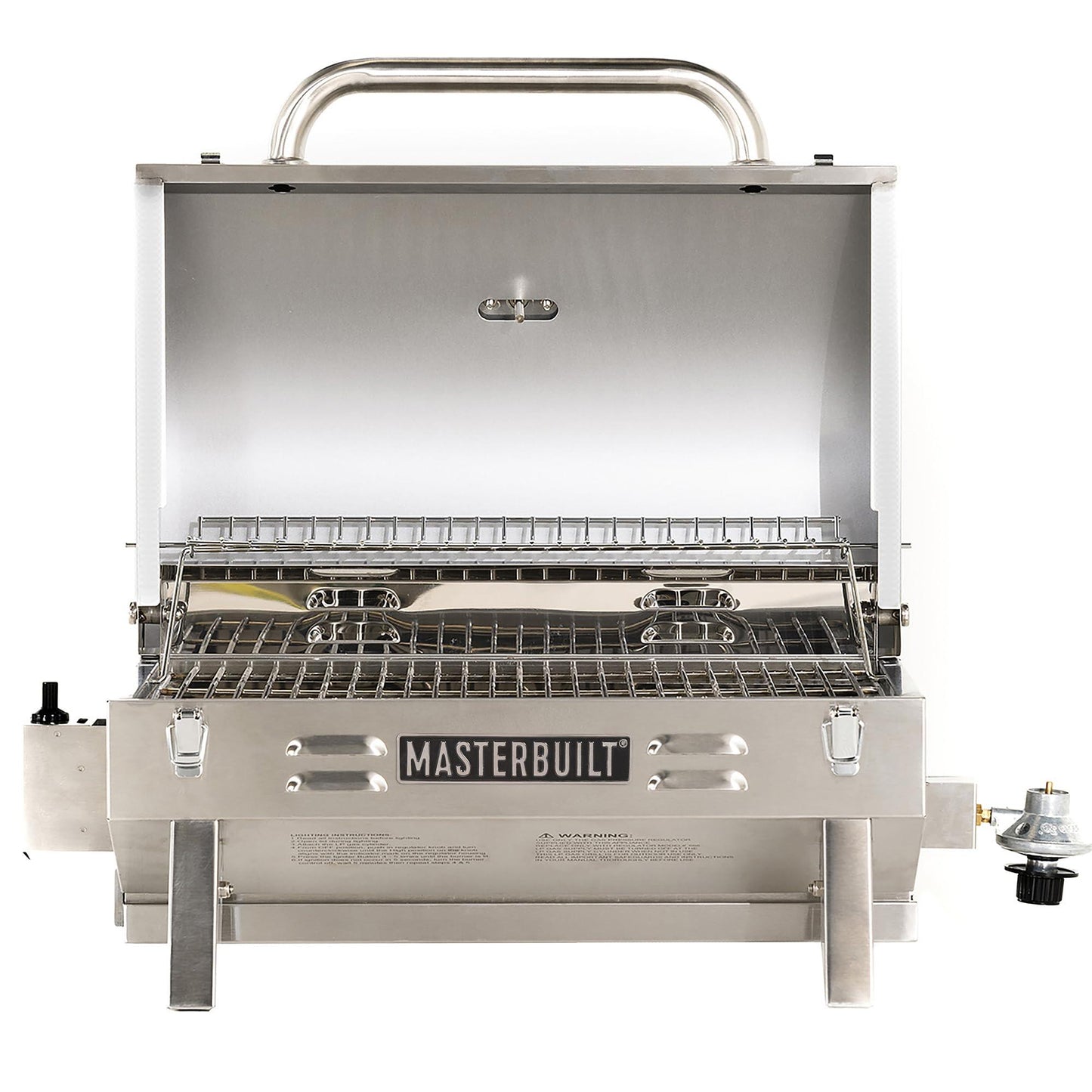 Masterbuilt MB20030819 Portable Propane Grill, Stainless Steel - CookCave